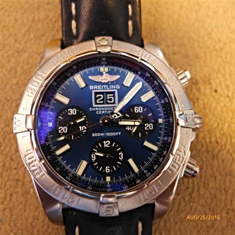 breitling blackbird big date review|breitling blackbird blue dial.